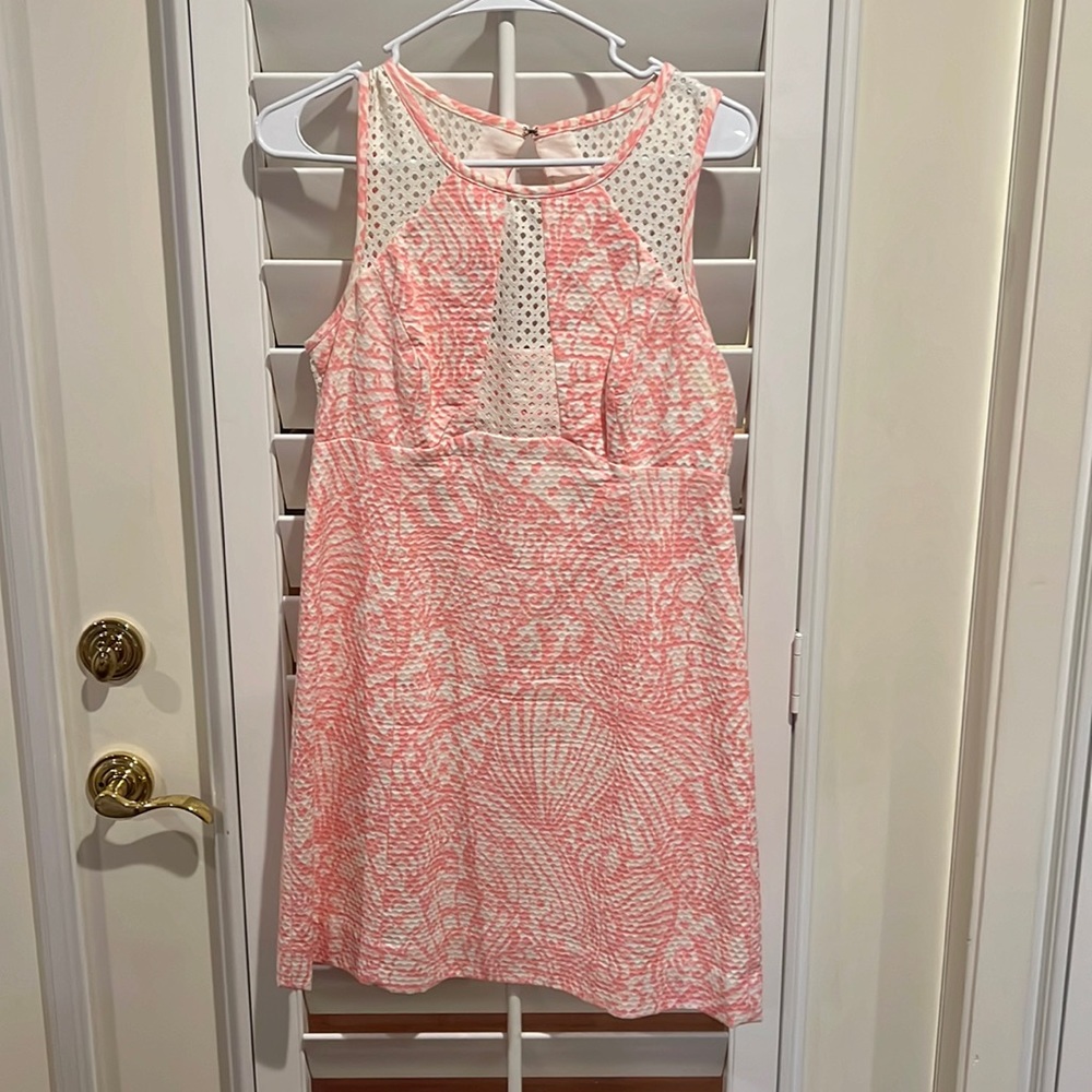 Pink and white Lilly Pulitzer dress, size 6